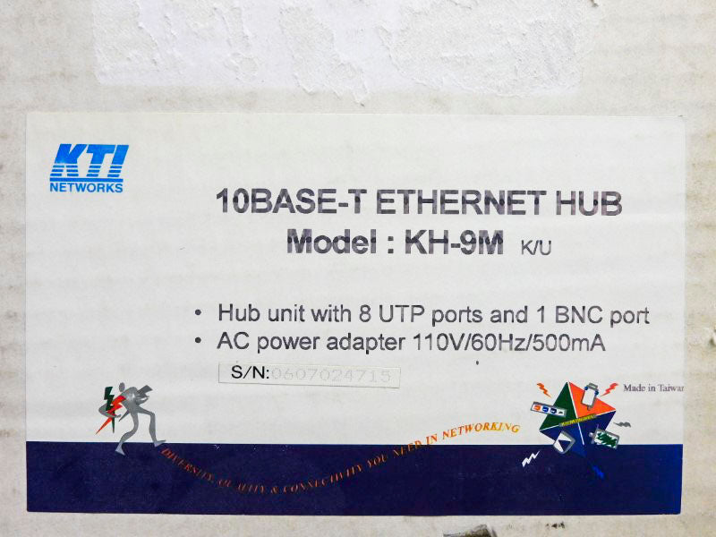 KTI NETWORKS 10BASE-T KH-9M 110V NSMP