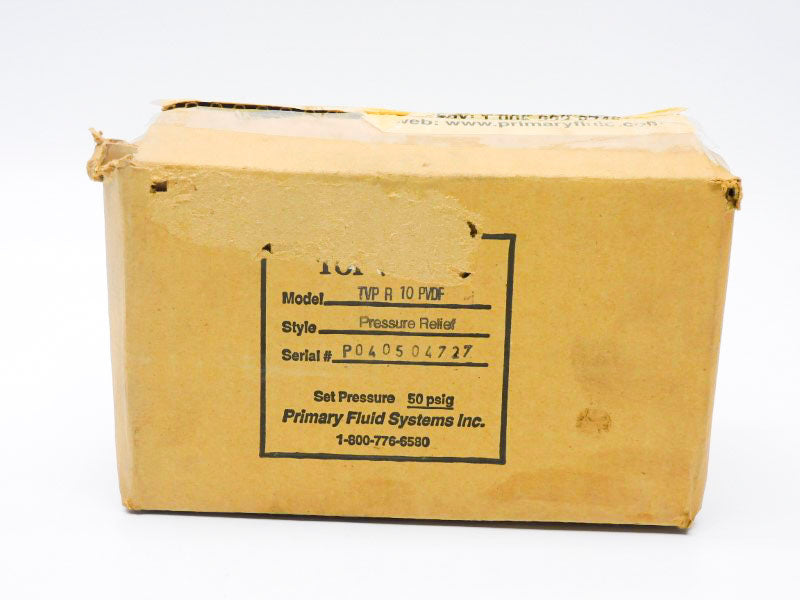 PRIMARY FLUID SYSTEMS TVPR10PVDF 50PSI NSMP