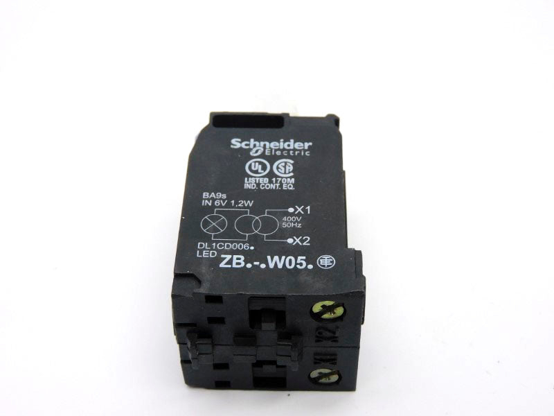 SCHNEIDER ELECTRIC ZB4BW051 400V (AS PICTURED) NSMP
