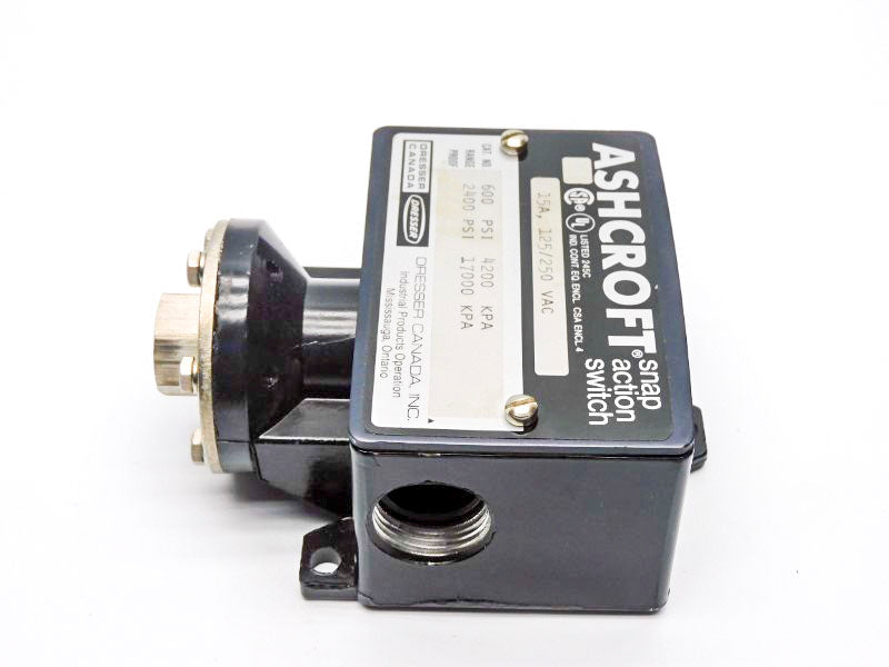 ASHCROFT B420B 125/250VAC 15A 600PSI NSMP