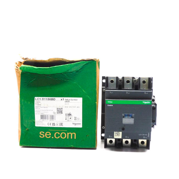 SCHNEIDER ELECTRIC LC1D1156BD 24VDC 250A (GREEN) NSMP