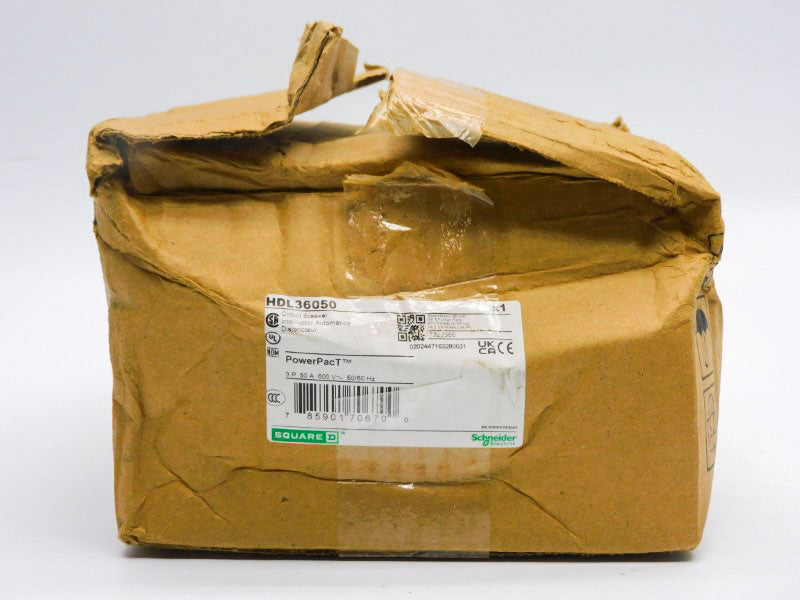 SQUARE D HDL36050 600V 50A (GREEN) NSMP