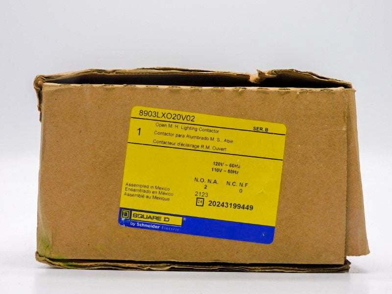 SQUARE D 8903LXO20V02 SER. B 110/120V NSMP