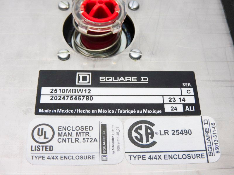 SQUARE D 2510MBW12 SER. C NSMP