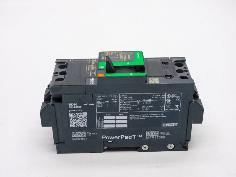 SQUARE D BDL26060 480V 60A (GREEN) NSNP
