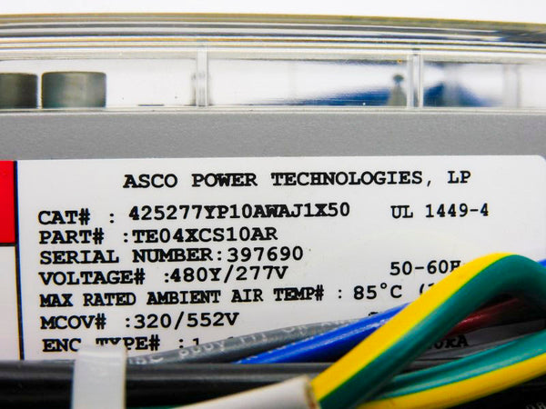 ASCO TE04XCS10AR 42577YP10AWAJA1X50 277V NSNP