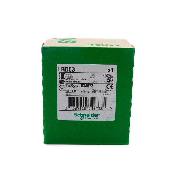 SCHNEIDER ELECTRIC LRD03 0.25-0.4A NSFS