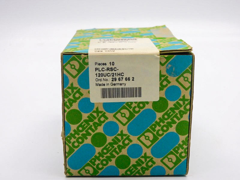 PHOENIX CONTACT PLC-RSC-120UC/21HC 2967662 (PKG OF 10) NSFS