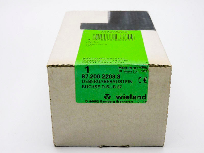 WIELAND 87.200.2203.3 75VDC 1.5A NSFS