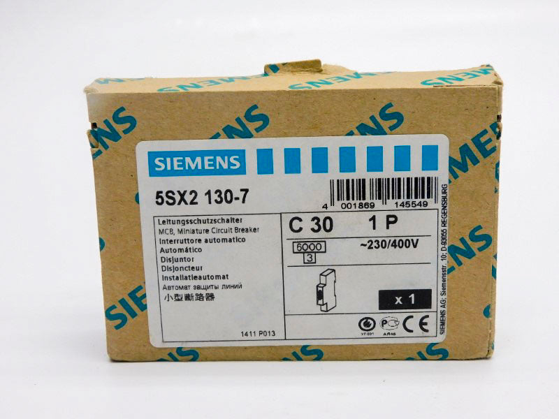 SIEMENS 5SX2130-7 400V 30A NSMP