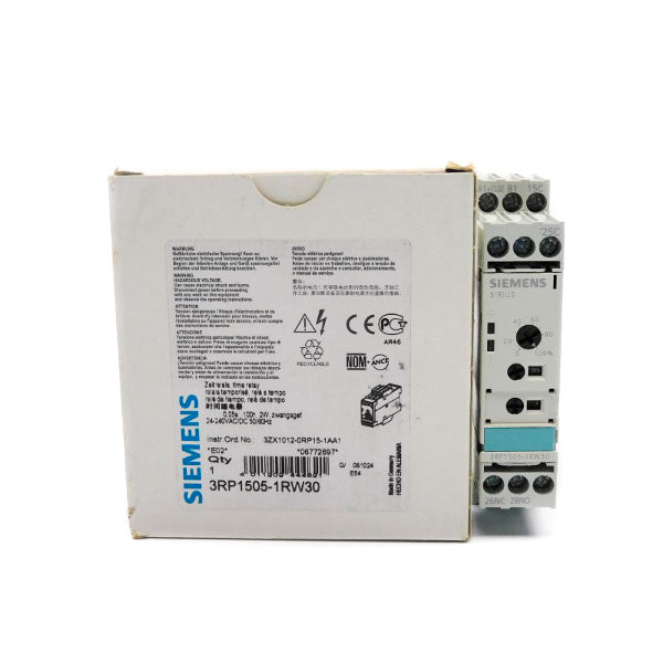 SIEMENS 3RP1505-1RW30 24-240VAC/DC 0.05S-100H NSMP