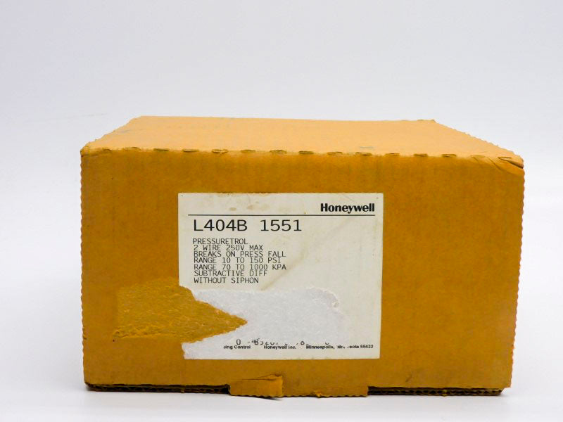 HONEYWELL L404B1551 240V 10-150PSI NSMP