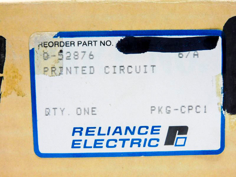 RELIANCE ELECTRIC 0-52876 NSMP