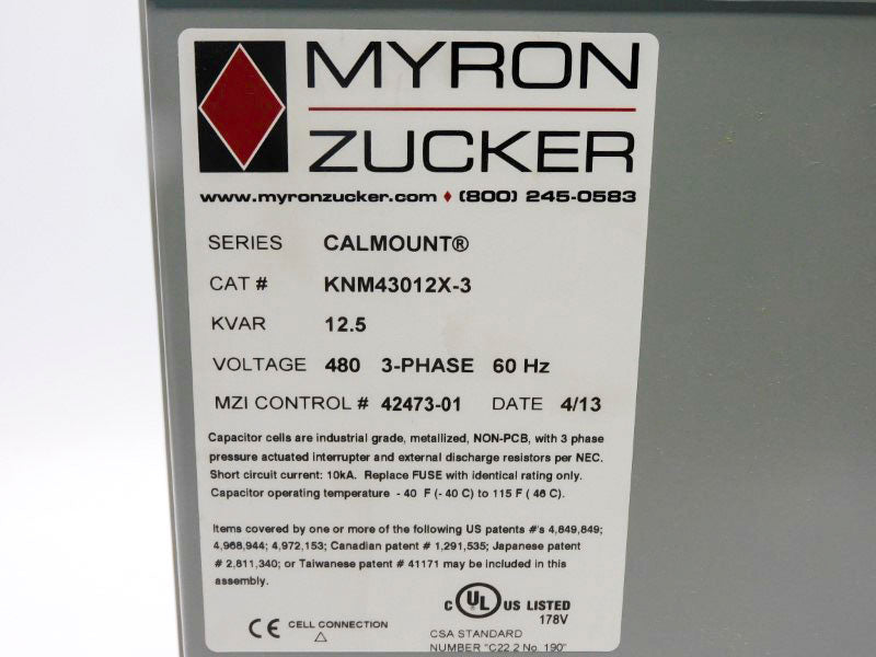 MYRON ZUCKER KNM43012X-3 480V NSNP