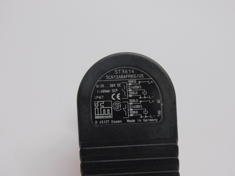 IFM EFECTOR SCN12ABAFPKG/US ST3614 20-36VDC UNMP