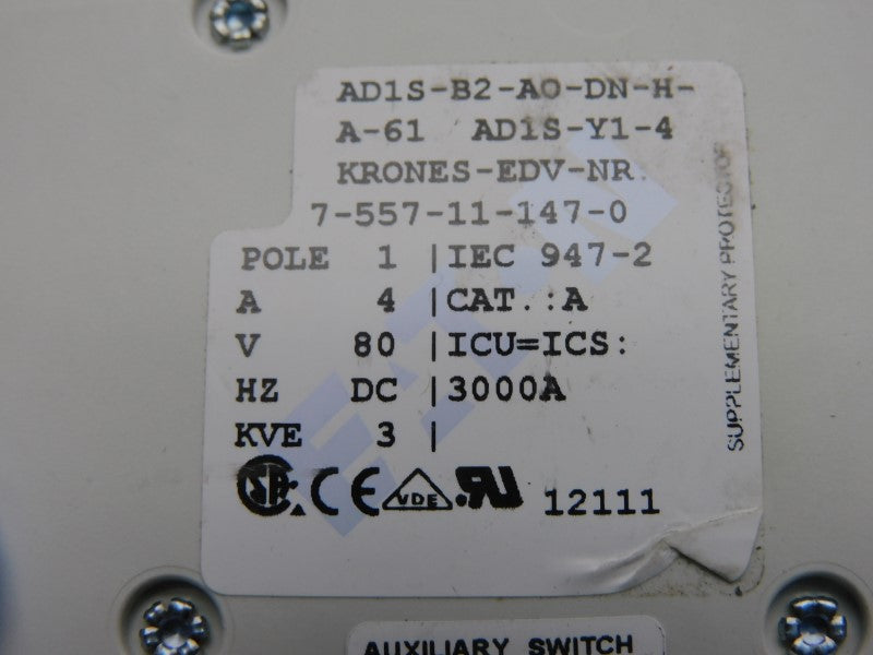 HEINEMANN ADIS-B2-AO-DN-H-A-61 80V 4A NSNP