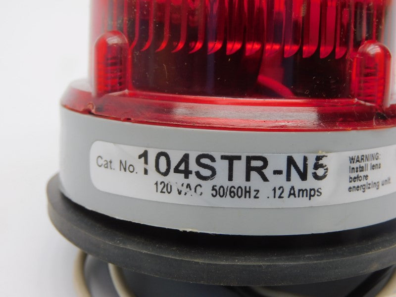 EDWARDS SIGNALING 104STR-N5 120VAC .12A NSMP