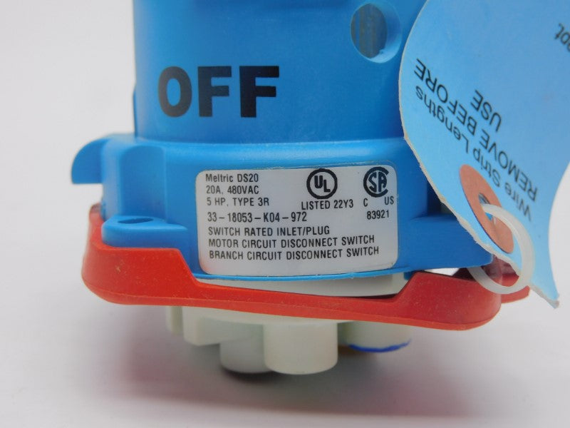 MELTRIC 33-18053-K04-972 480VAC 20A NSMP