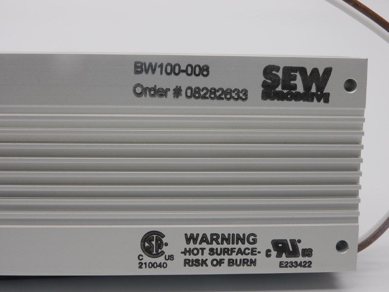 SEW EURODRIVE BW100-006 #08282633 850VDC NSMP