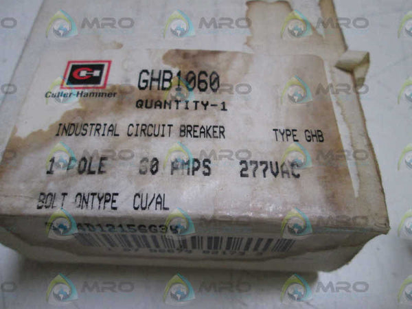 CUTLER HAMMER CIRCUIT BREAKER GHB1060  NSMP