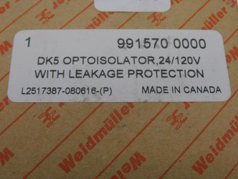 WEIDMULLER 9915700000 DK5 24/120V NSFS