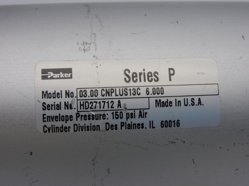 PARKER 03.00CNPLUS13C6.000 150PSI NSNP