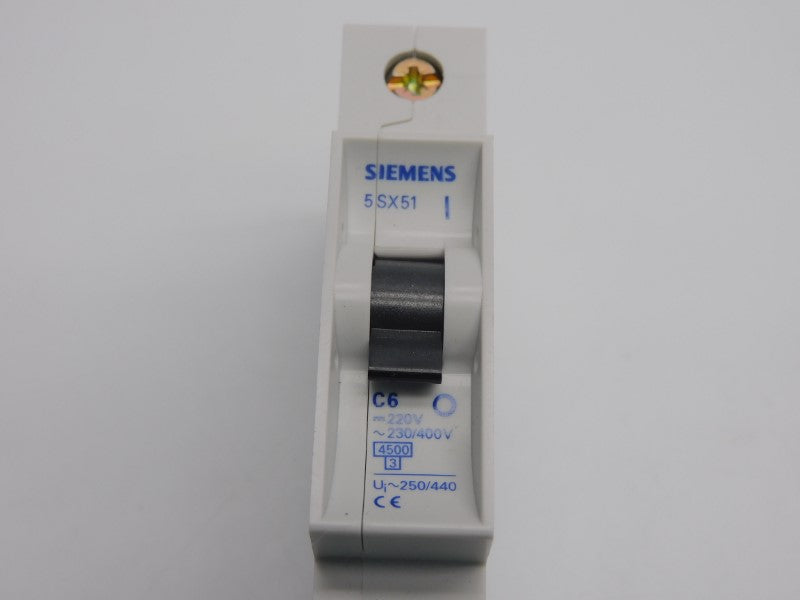 SIEMENS 5SX51-C6 400V 6A NSNP