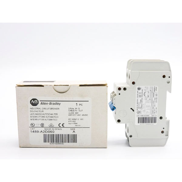 ALLEN BRADLEY 1489-A2D060 SER. A 277VAC 6A (WH) NSMP