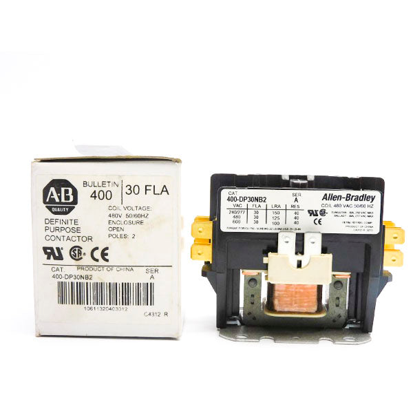 ALLEN BRADLEY 400-DP30NB2 SER. A 480V 30A (WH) NSMP