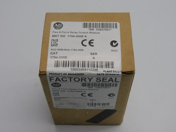 ALLEN BRADLEY 1794-OW8 SER. A DATE: 2014 NSFS