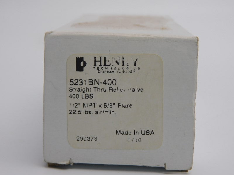 HENRY 5231BN-400 400PSI 1/2" NSMP