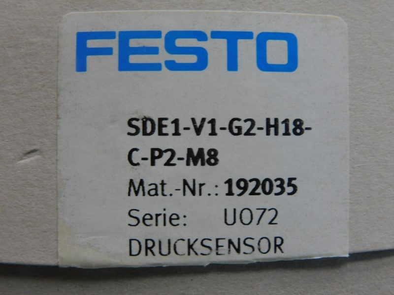 FESTO SDE1-V1-G2-H18-C-P2-M8 192035 15-30VDC NSMP