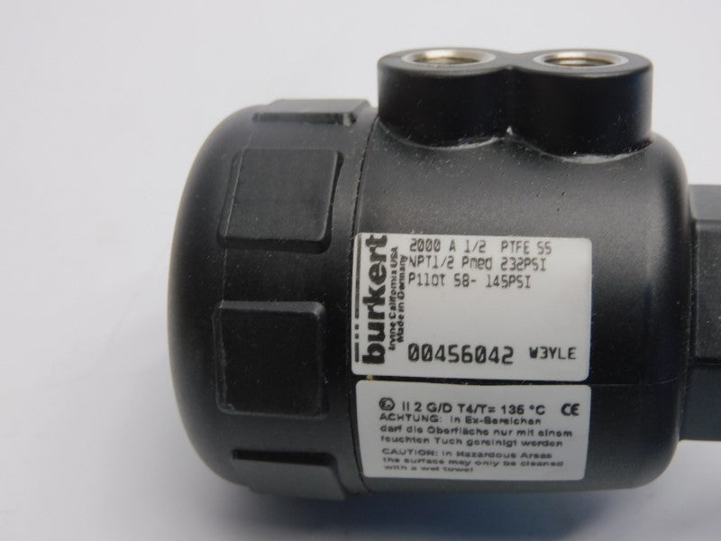 BURKERT 00456042 232PSI 1/2" NSMP