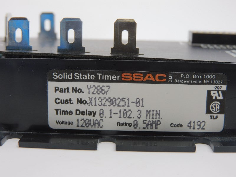 TRANE TMR0080 Y2867 120VAC 0.5A 0.1-102.3M NSMP