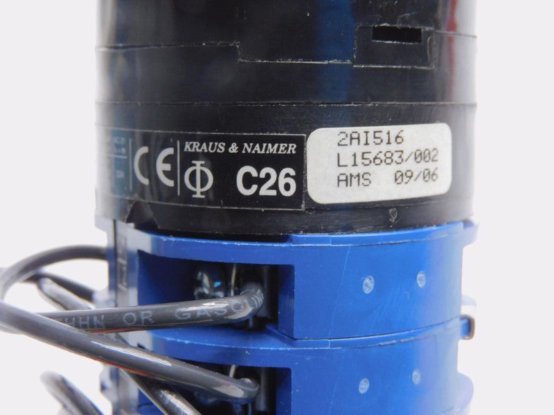 KRAUS+NAIMER C26 2AI516 L15683/002 600VAC 40A NSNP