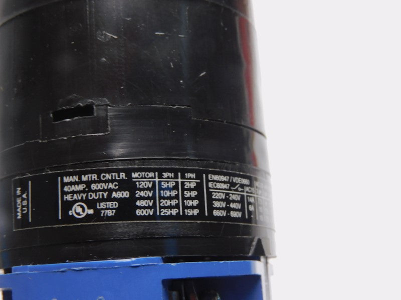 KRAUS+NAIMER C26 2AI516 L75603/001 600VAC 40A NSNP