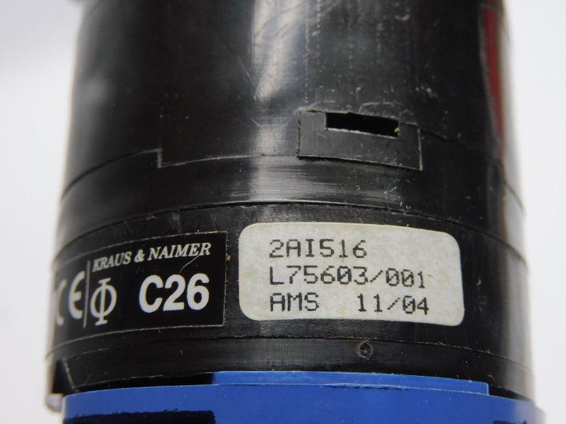 KRAUS+NAIMER C26 2AI516 L75603/001 600VAC 40A NSNP