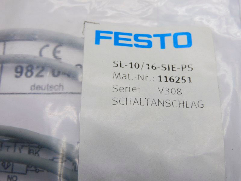 FESTO SL-10/16-SIE-PS 116251 NSMP