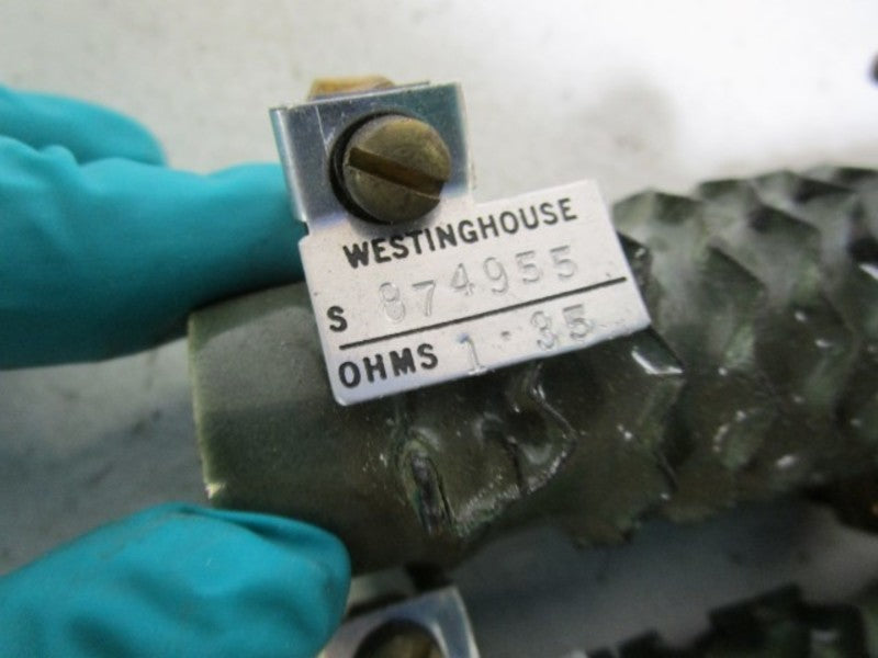 LOT OF 2 WESTINGHOUSE S# 874955 1-35OHMS NSNP