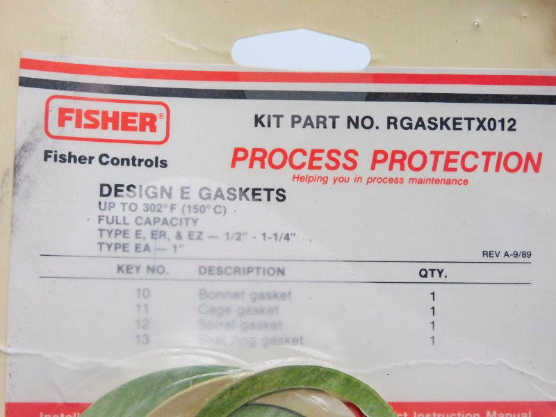 FISHER RGASKETX012 NSMP