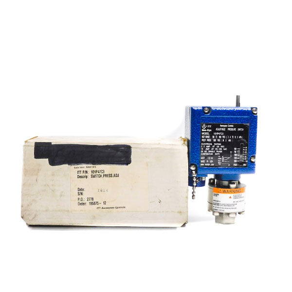 ITT 101P47C3 125/250VAC 15A 500-1500PSI NSMP