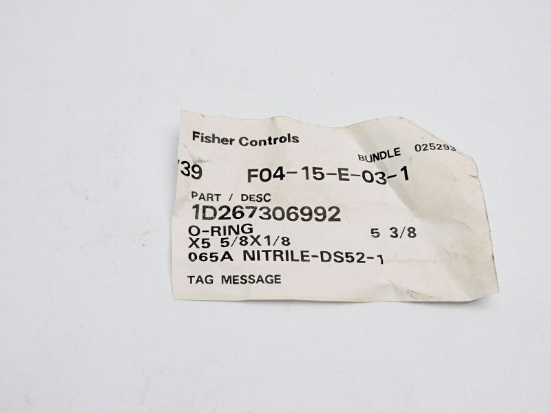 FISHER CONTROLS 1D267306992 NSNP