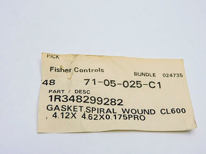 FISHER CONTROLS 1R348299282 NSNP