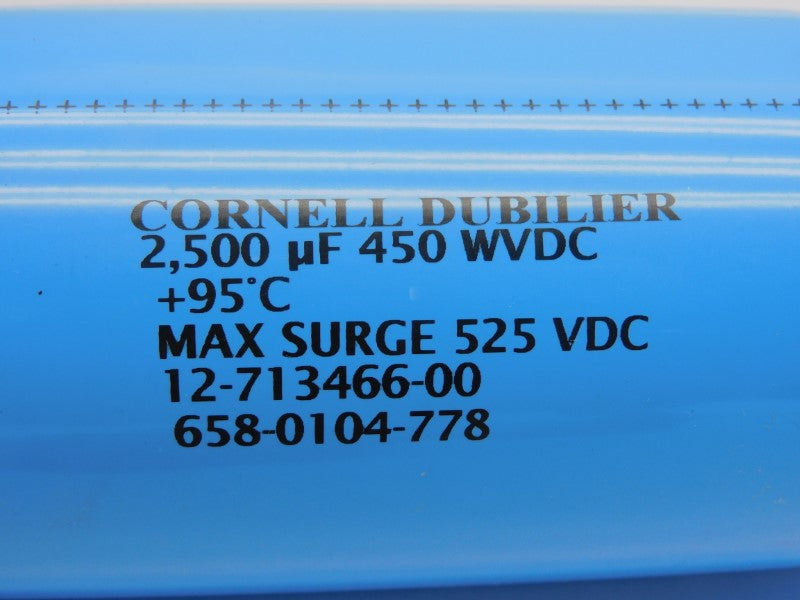 CORNELL DUBILIER 12-713466-00 658-0104-778 525VDC NSNP