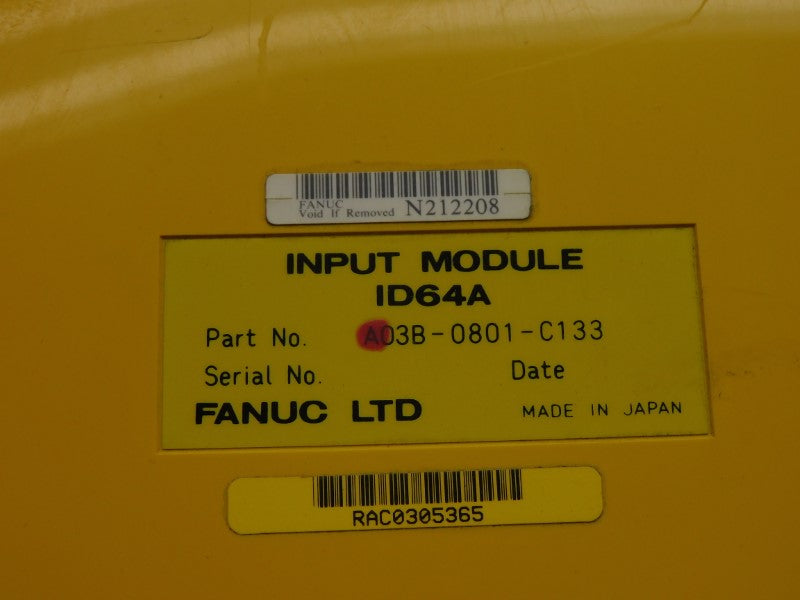 FANUC A03B-0801-C133 ID64A UNMP