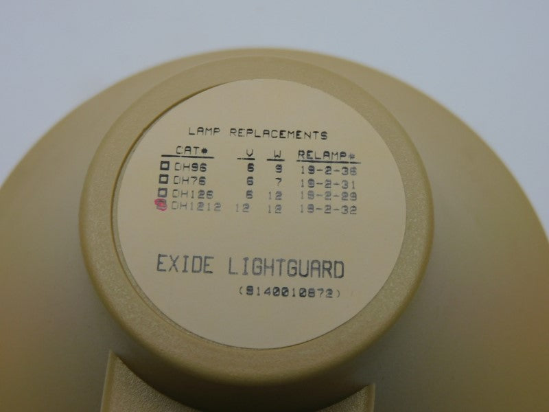 EXIDE LIGHTGUARD DH1212 12V NSMP