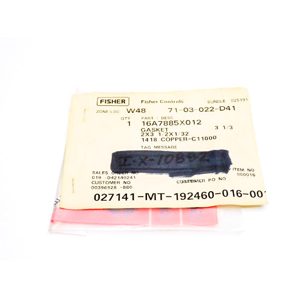 FISHER CONTROLS 16A7885X012 NSMP
