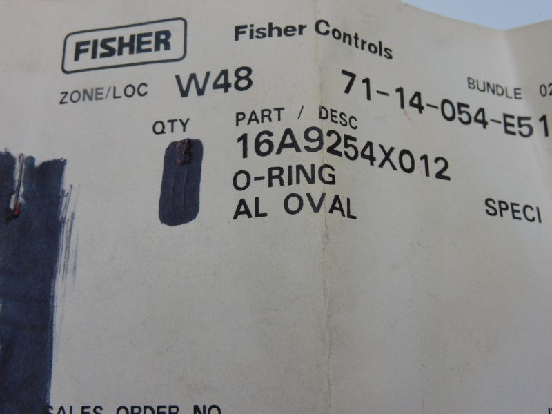 FISHER CONTROLS 16A9254X012 (PKG OF 4) NSMP