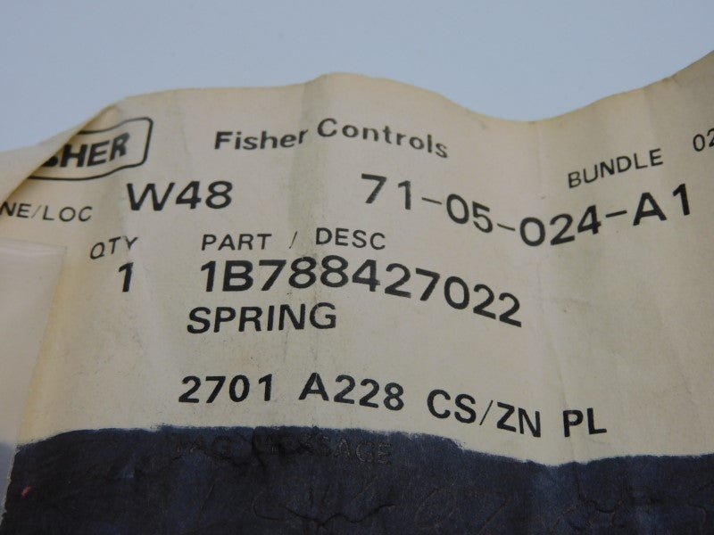 FISHER CONTROLS 1B788427022 NSMP