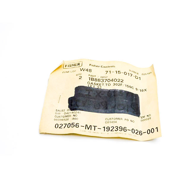 FISHER CONTROLS 1B883704022 (PKG OF 2) NSMP
